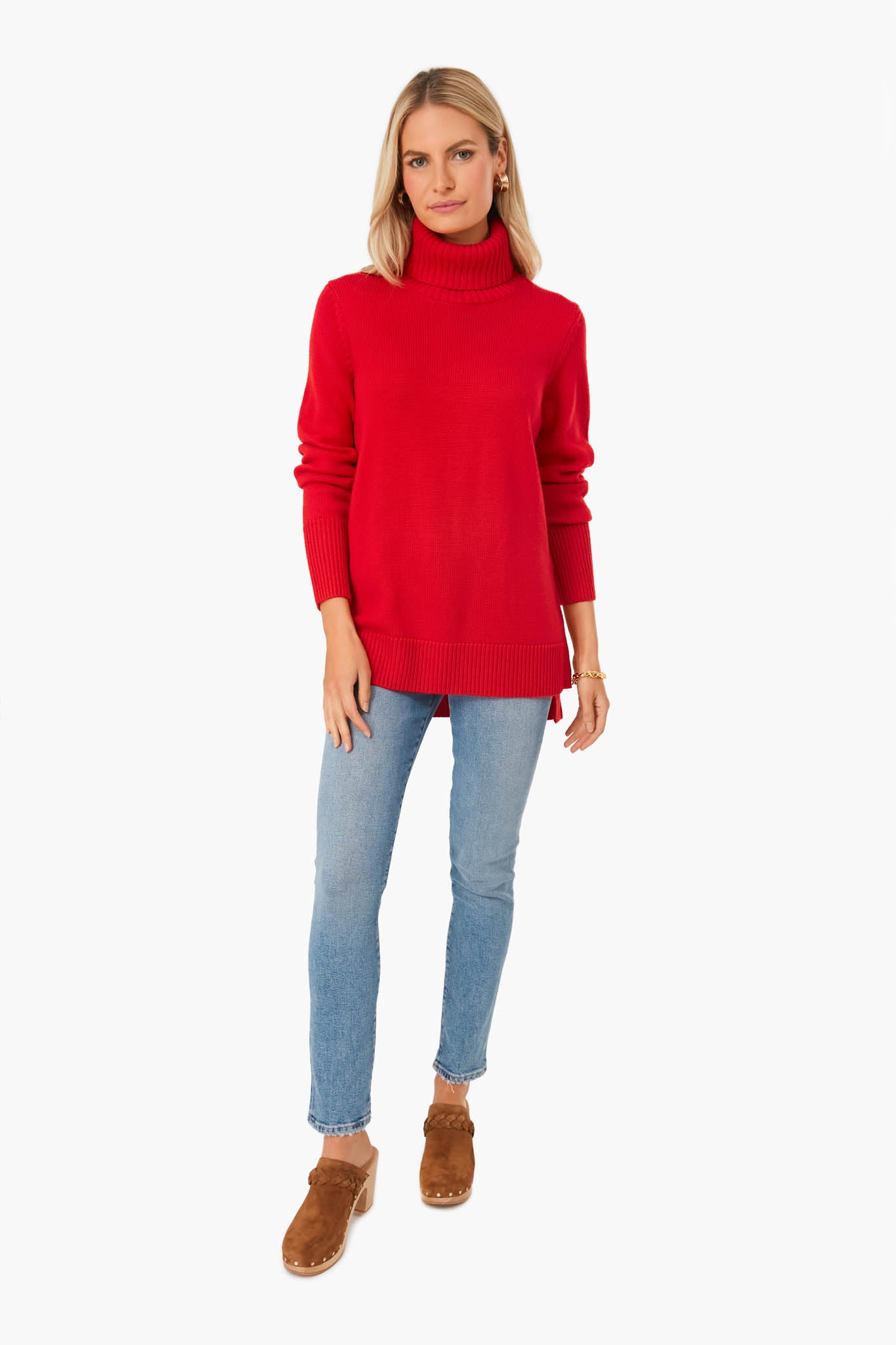 Tuckernuck red wool shops sweater small