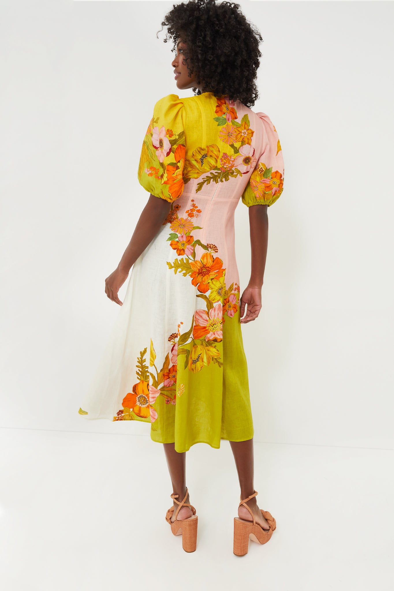 alemais silas midi dress Multi Silas Midi Dress