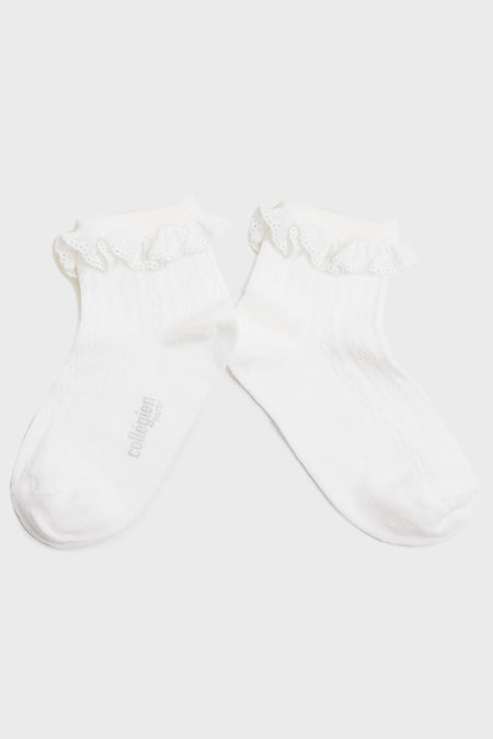 Blanc Neige Marie-Antoinette Socks