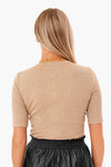 Hazel Elbow Sleeve Crew Tee