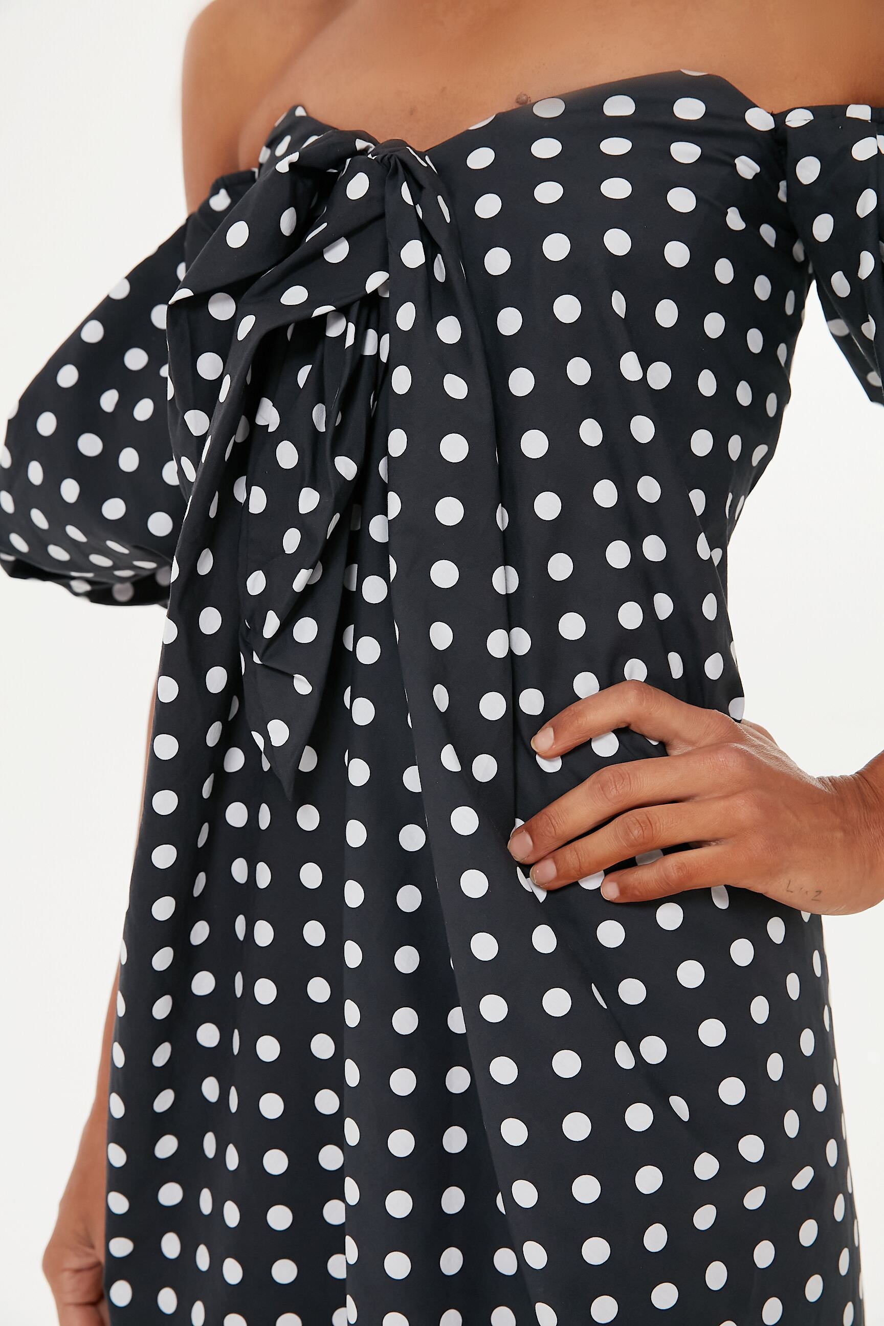 CAROLINE SUITS Women's Elegant Stylish Fashion Polka Dots Design
