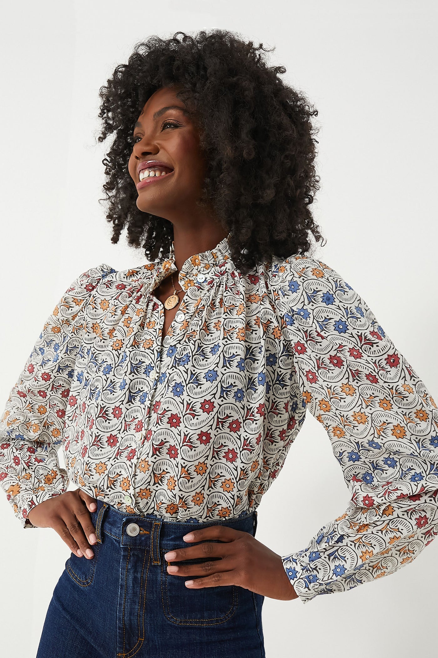 Multi Wave Daisy Annabel Shirt