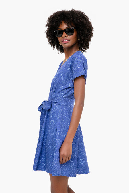 Navy Ditsy Floral Camila Mini Dress