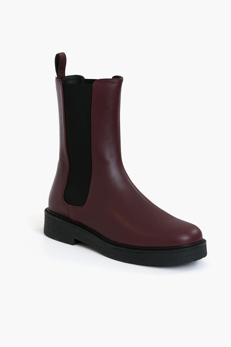 Plum Palamino Boots STAUD