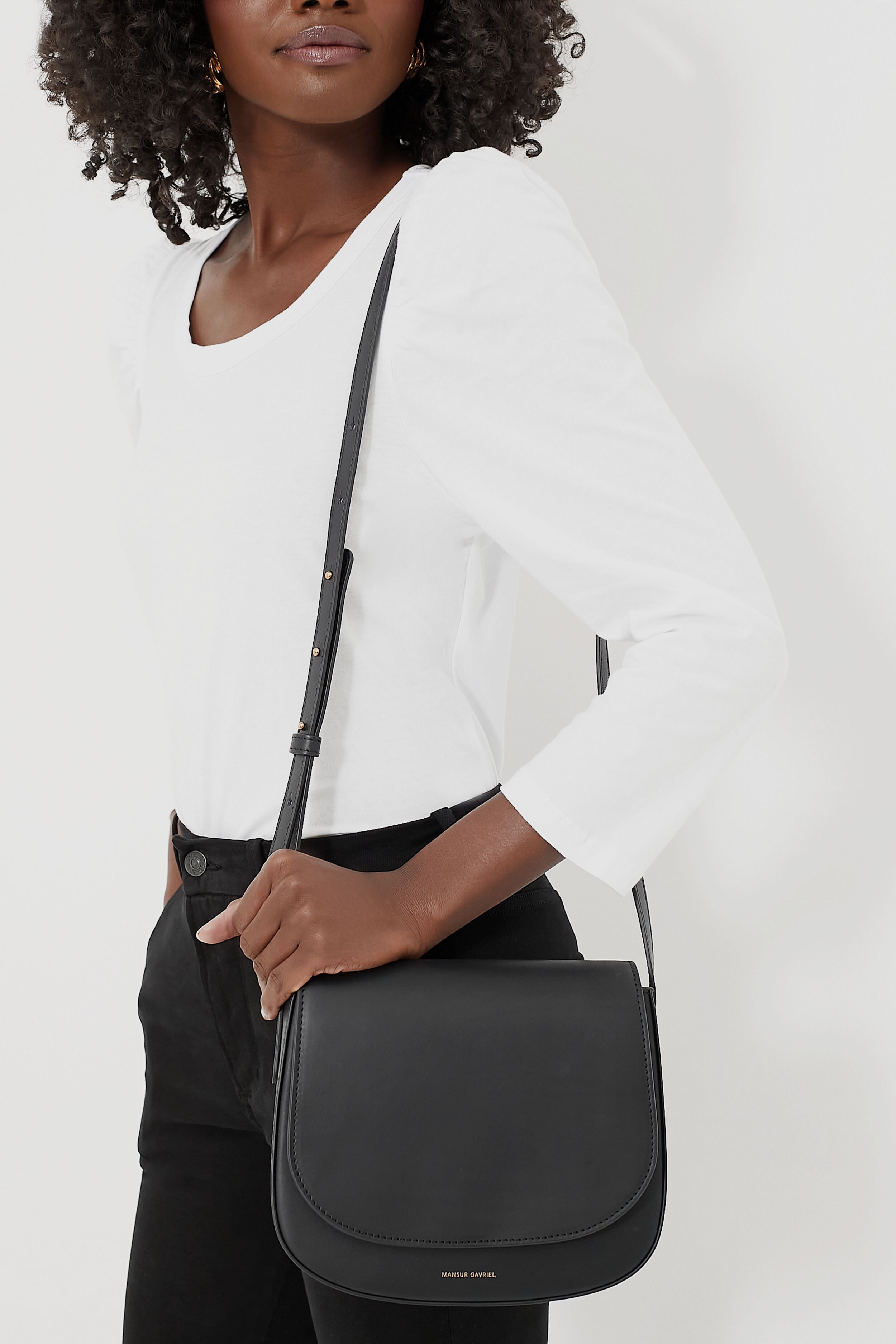 Mansur gavriel black crossbody Clearance