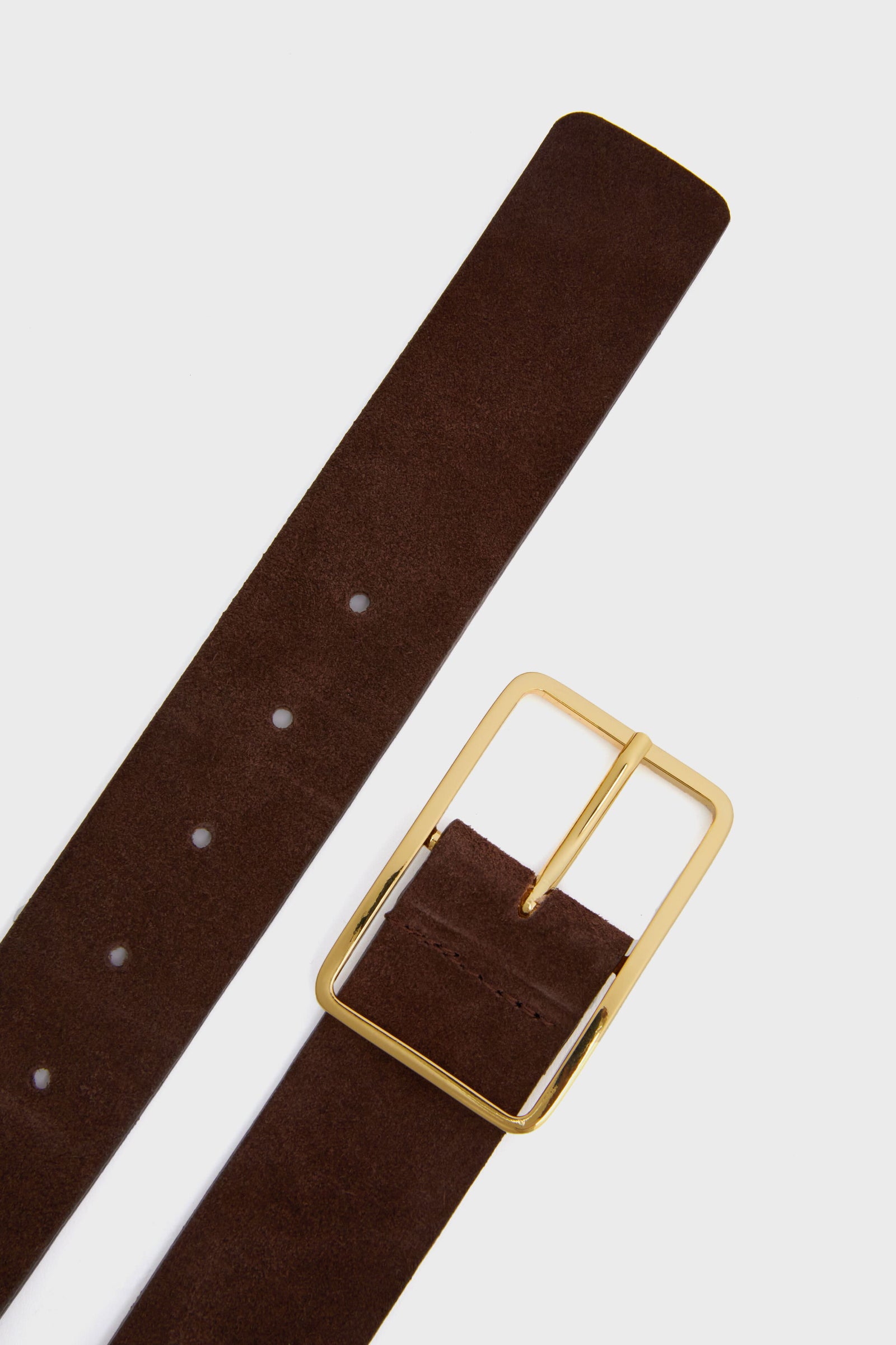 Chocolate Suede Milla Belt