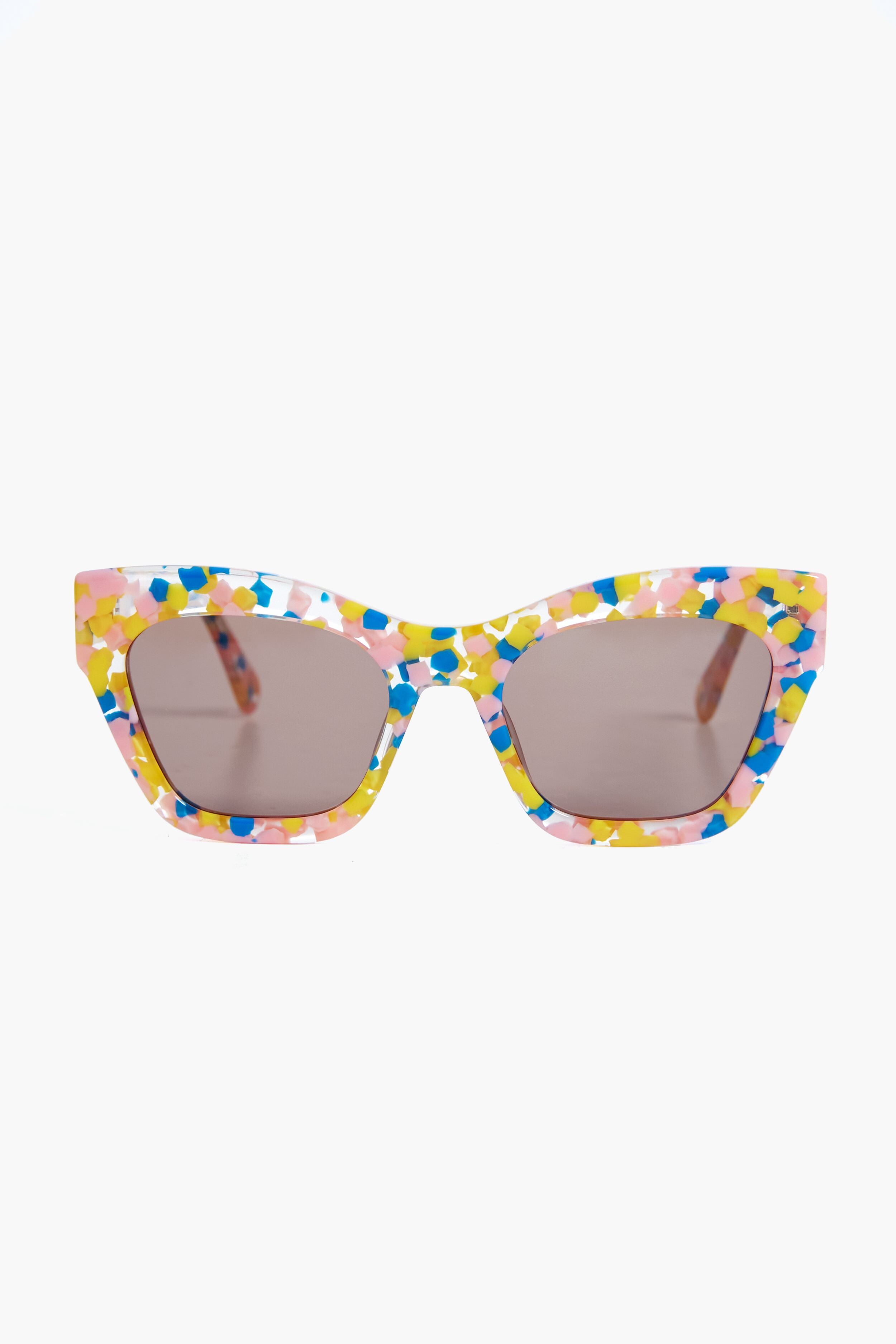 Canary Confetti Lido Sunglasses | Lele Sadoughi