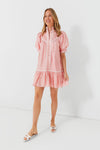 Pink Puff Sleeve Beatrix Dress
