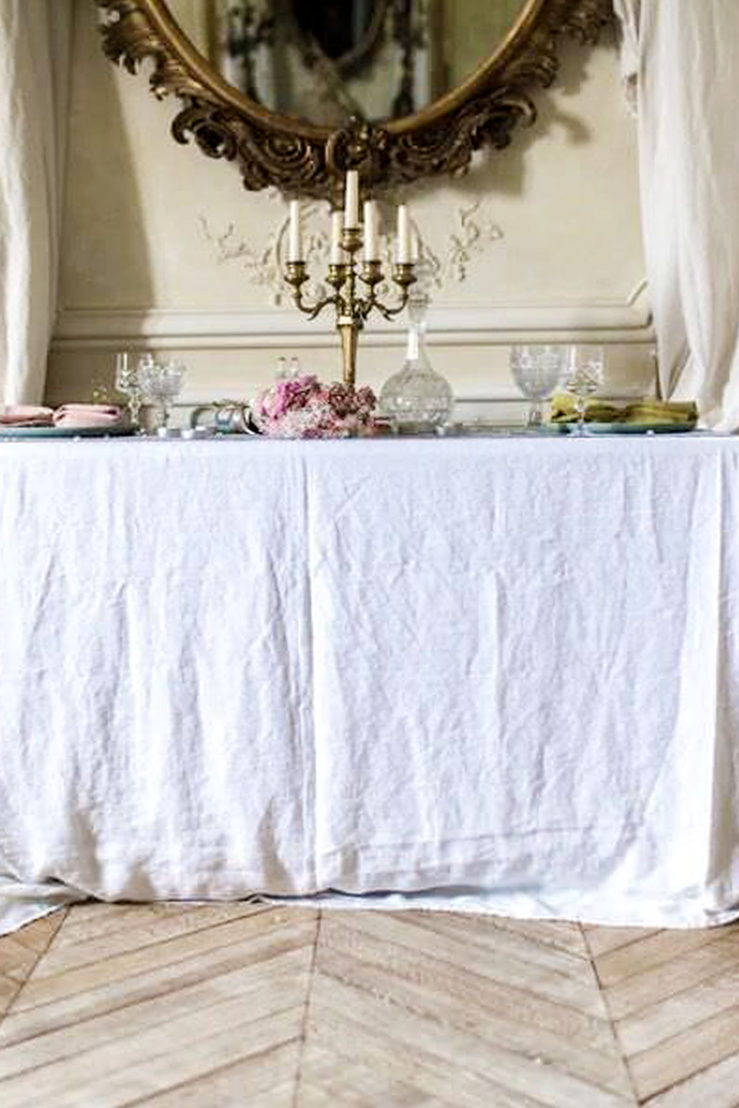 Mont Blanc Linen Tablecloth