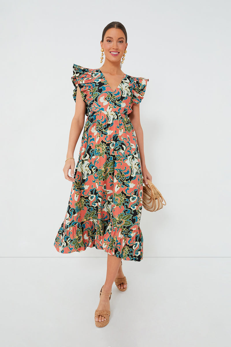 Gypsy Bloom Barbara Printed Midi Dress