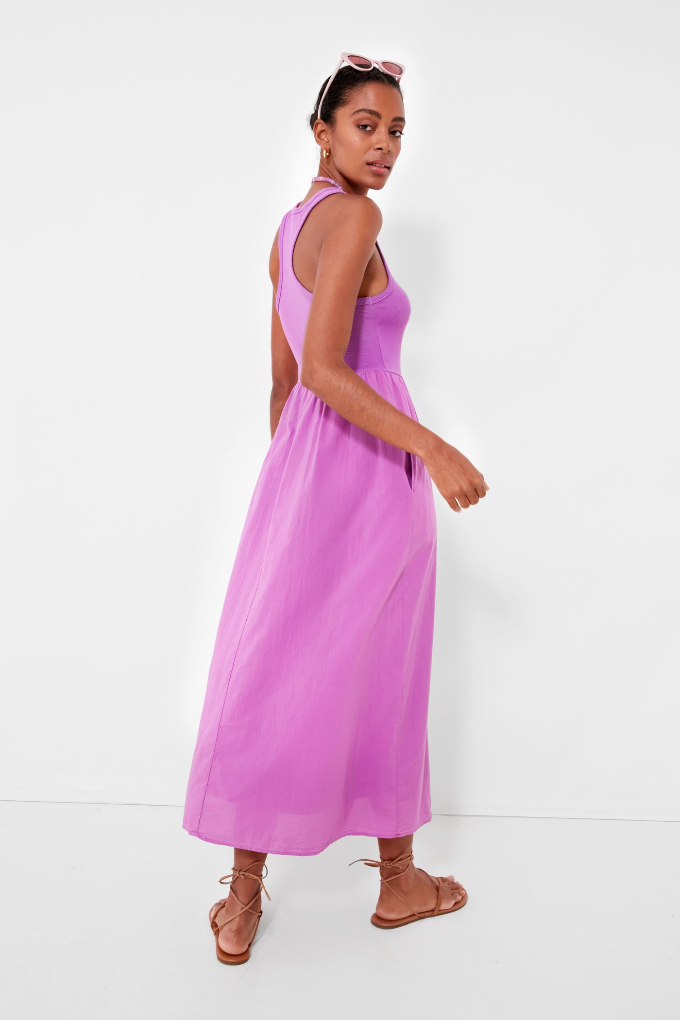 purple orchid dress Ashley Lauren 4825 - Short Mikado Sheath Dress