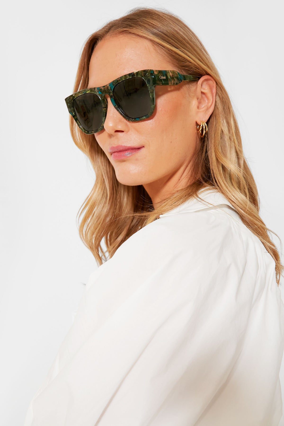 Green Gayia Sunglasses