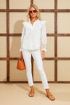 White Eyelet Mirabella Blouse