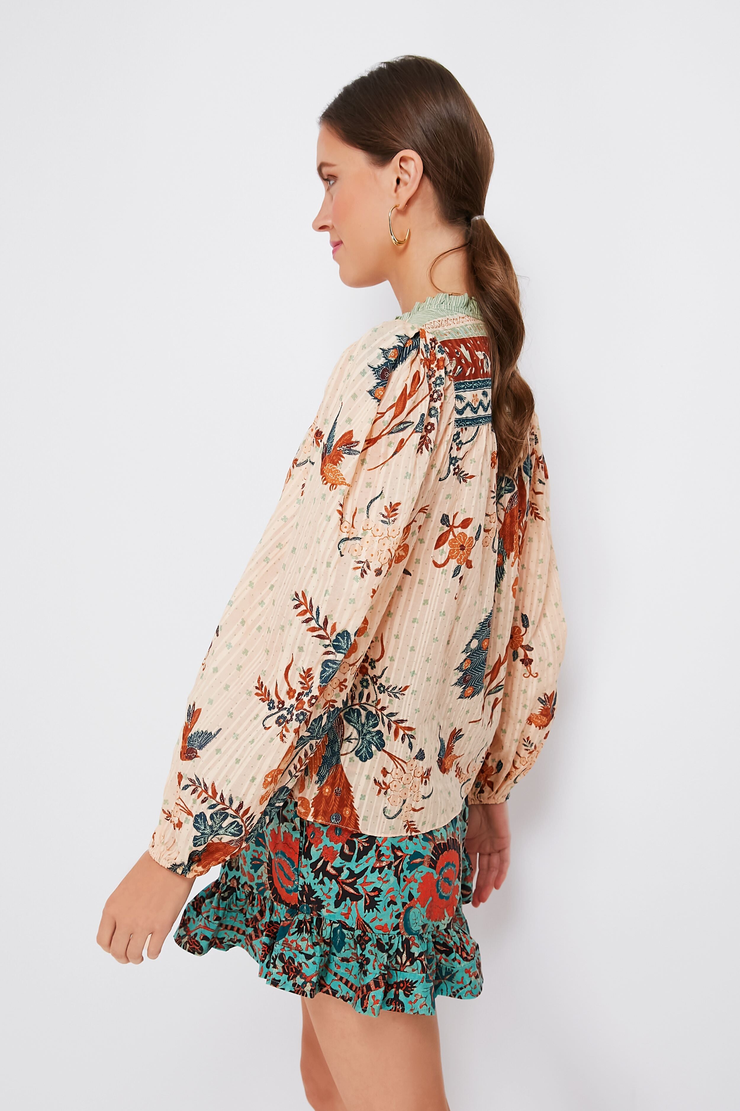 Ulla Johnson Rana Blouse - Egret