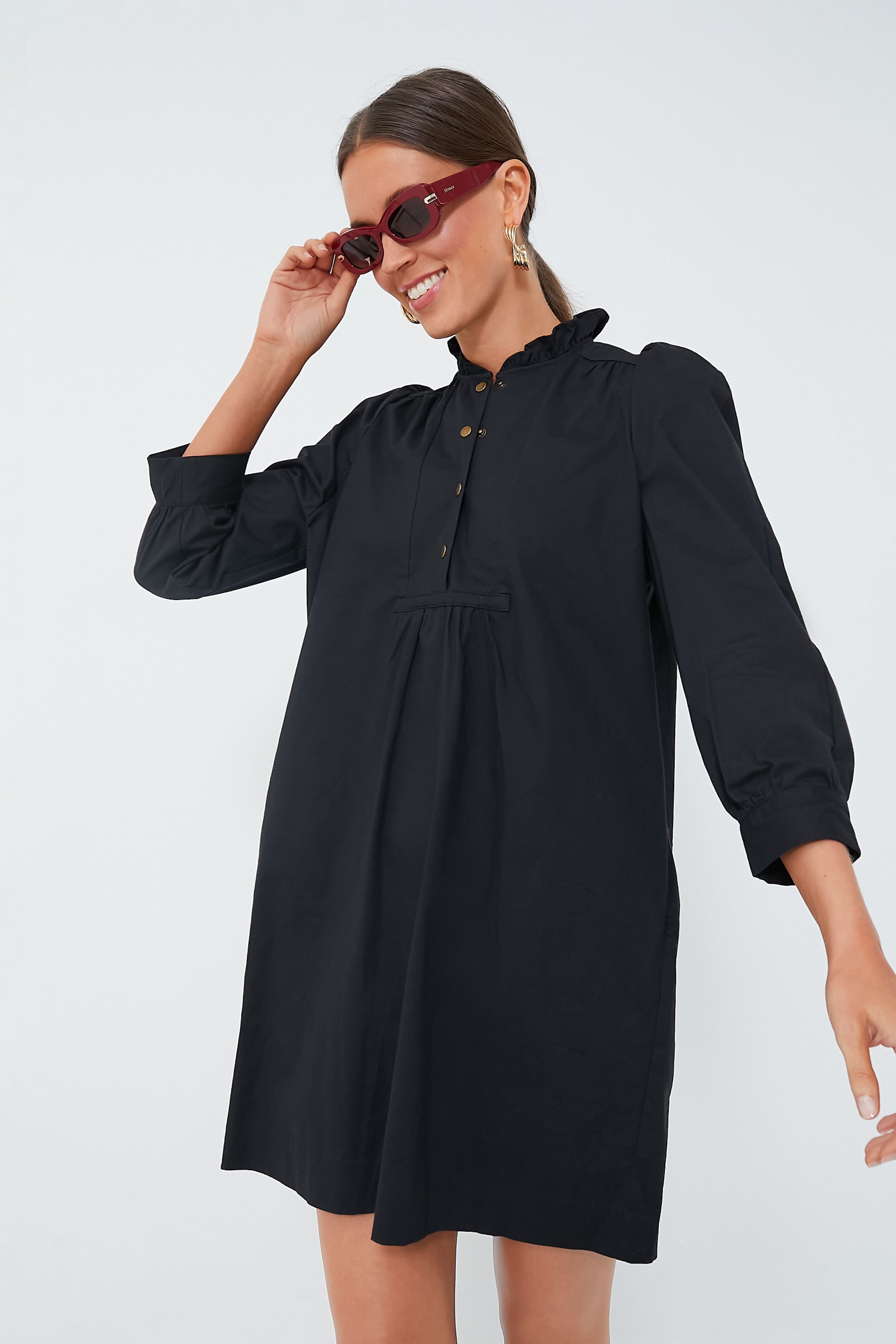 Black Claiborne Dress | Pomander Place | Tuckernuck