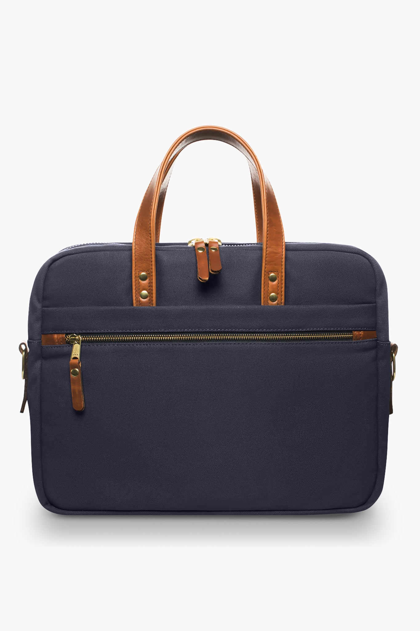 Canvas Laptop Bag - Navy Blue