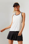 Navy Cane Racerback Ellen Tank