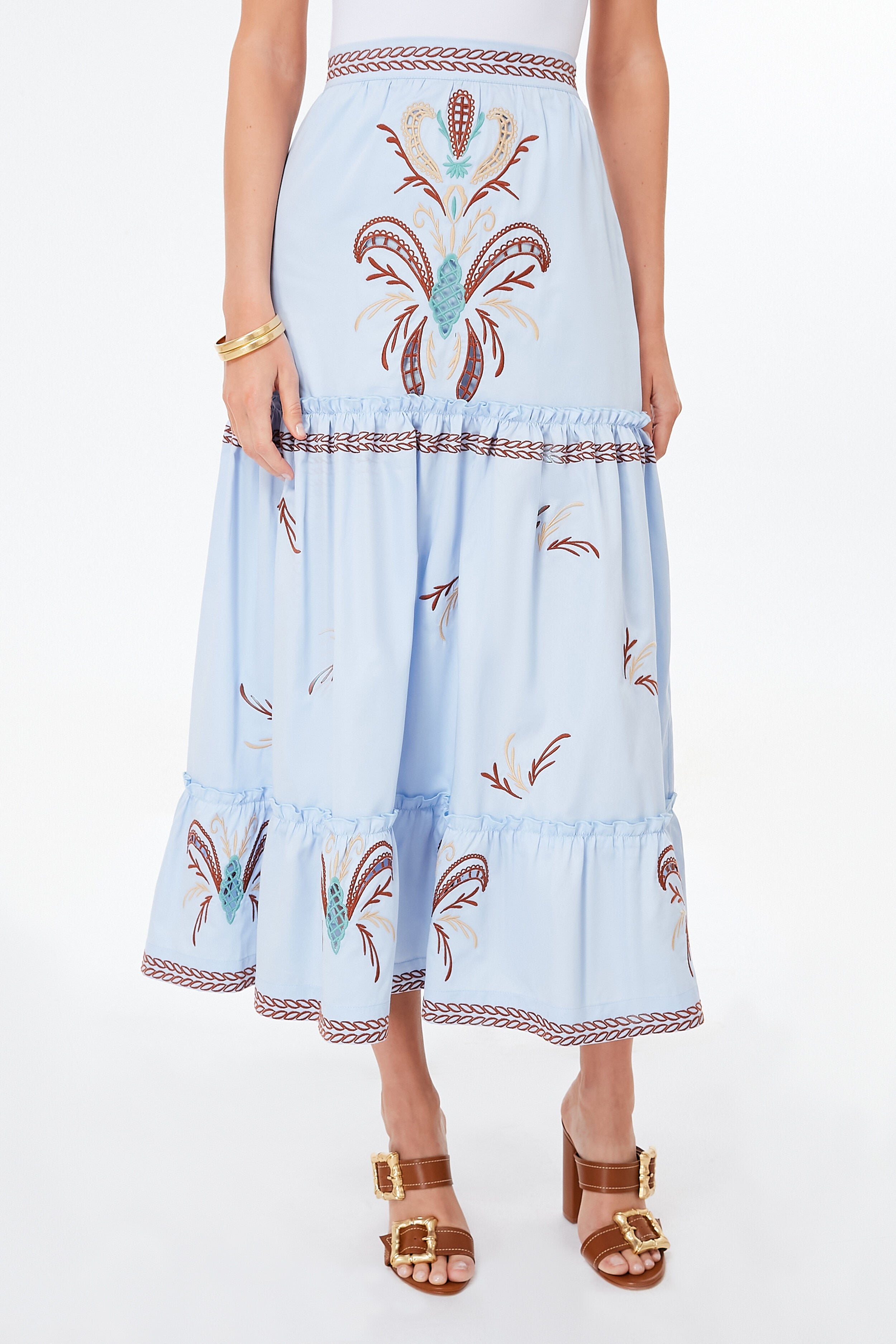 Light Blue Cassia Skirt