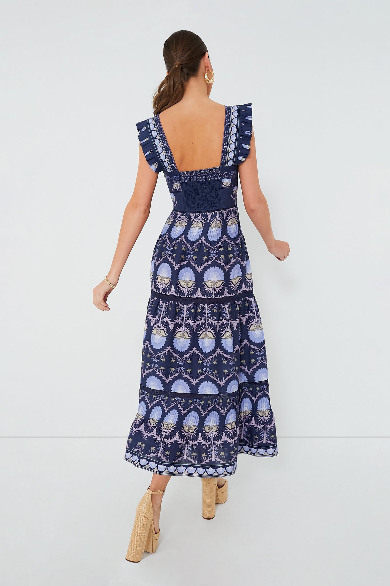 Dark Blue Sybill Dress | Lug Von Siga