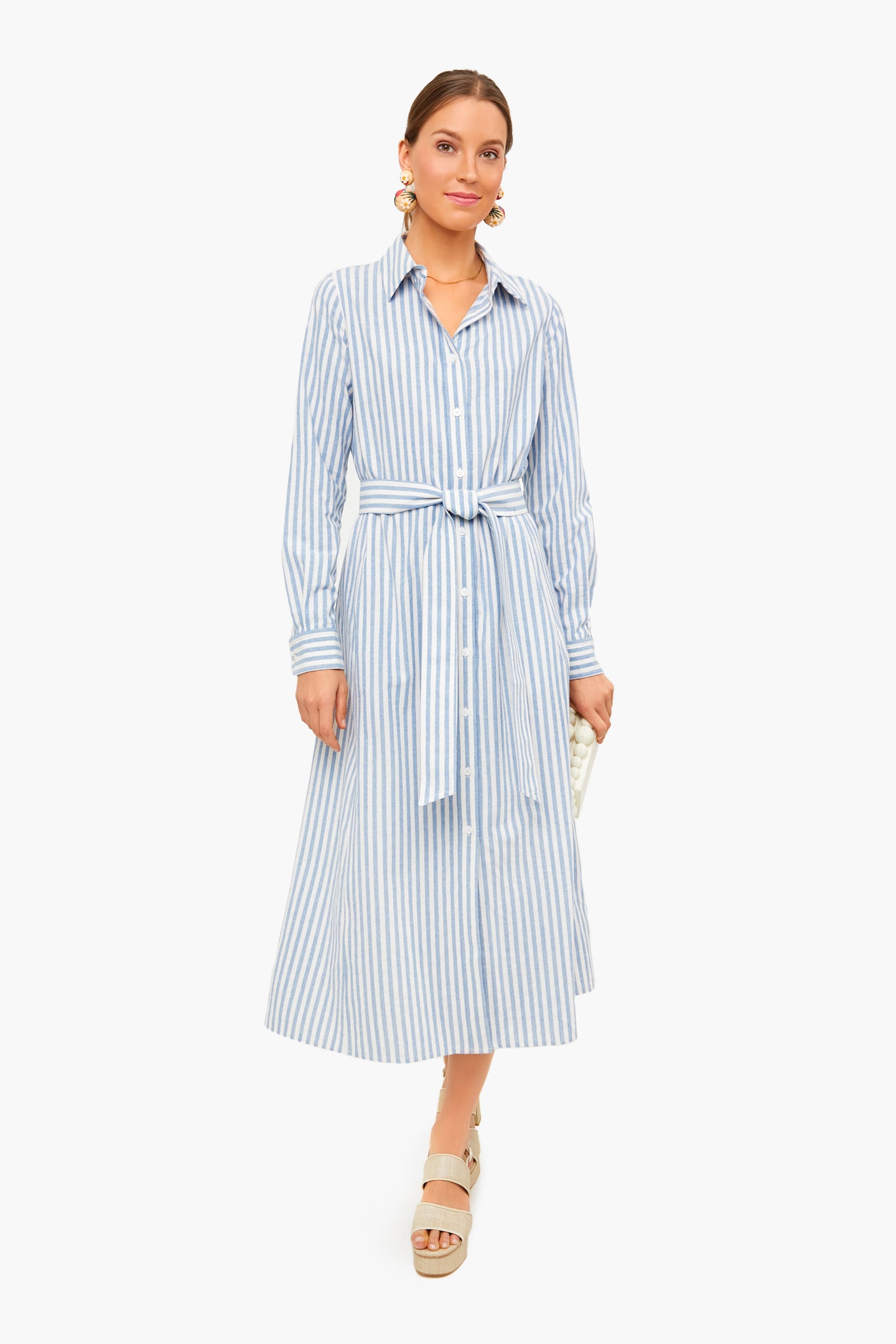 Blue Stripe Caldwell Dress