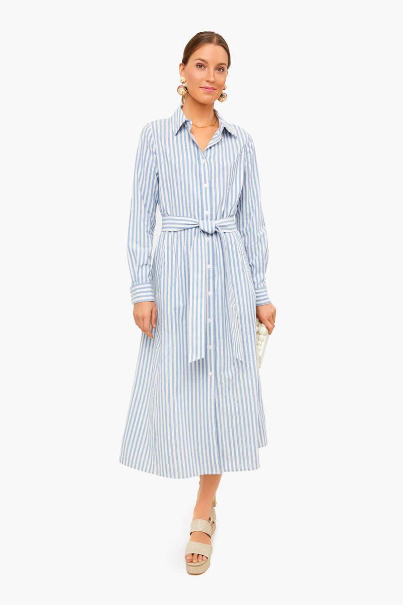 Blue Stripe Caldwell Dress