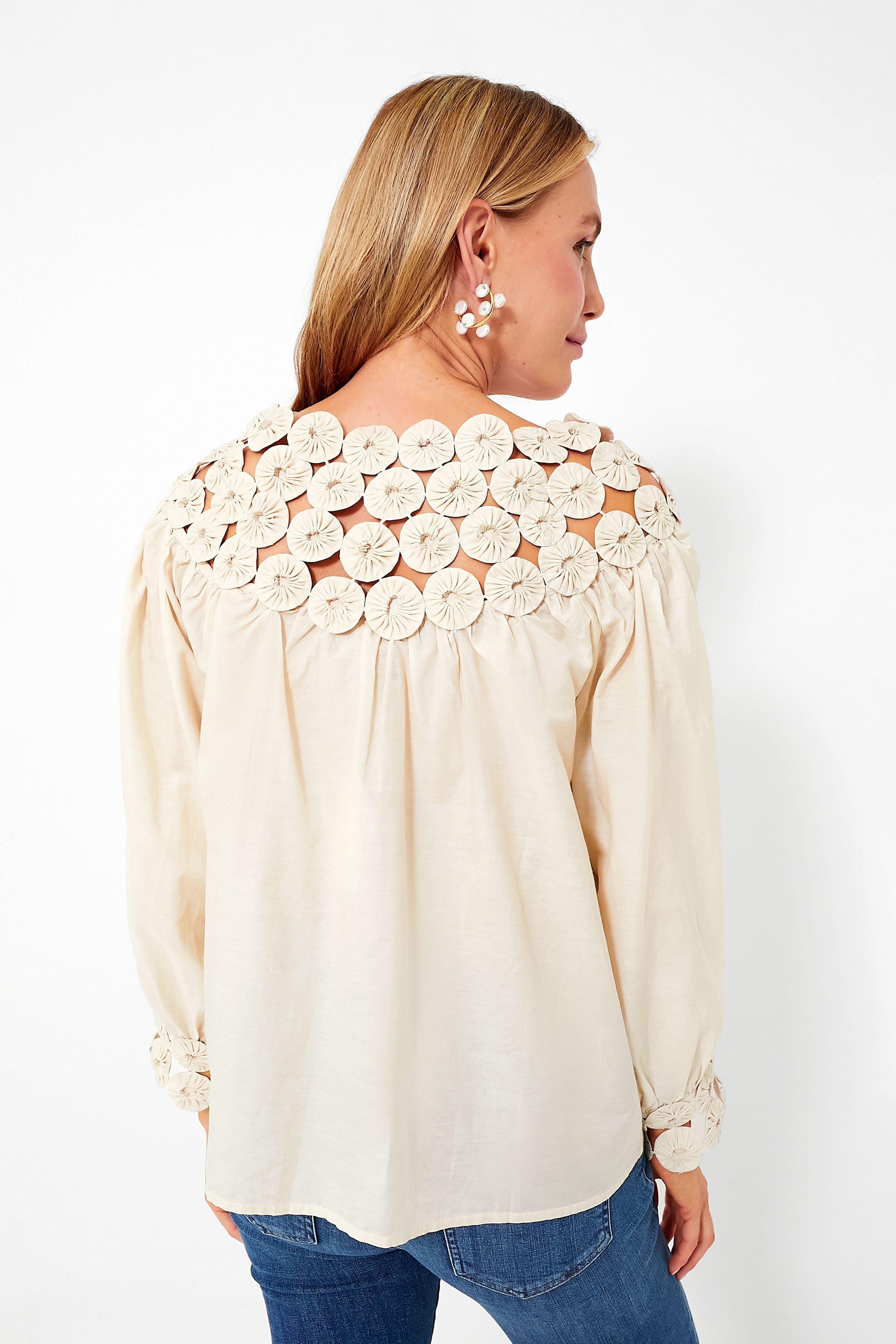 Cream Rosenberg Blouse