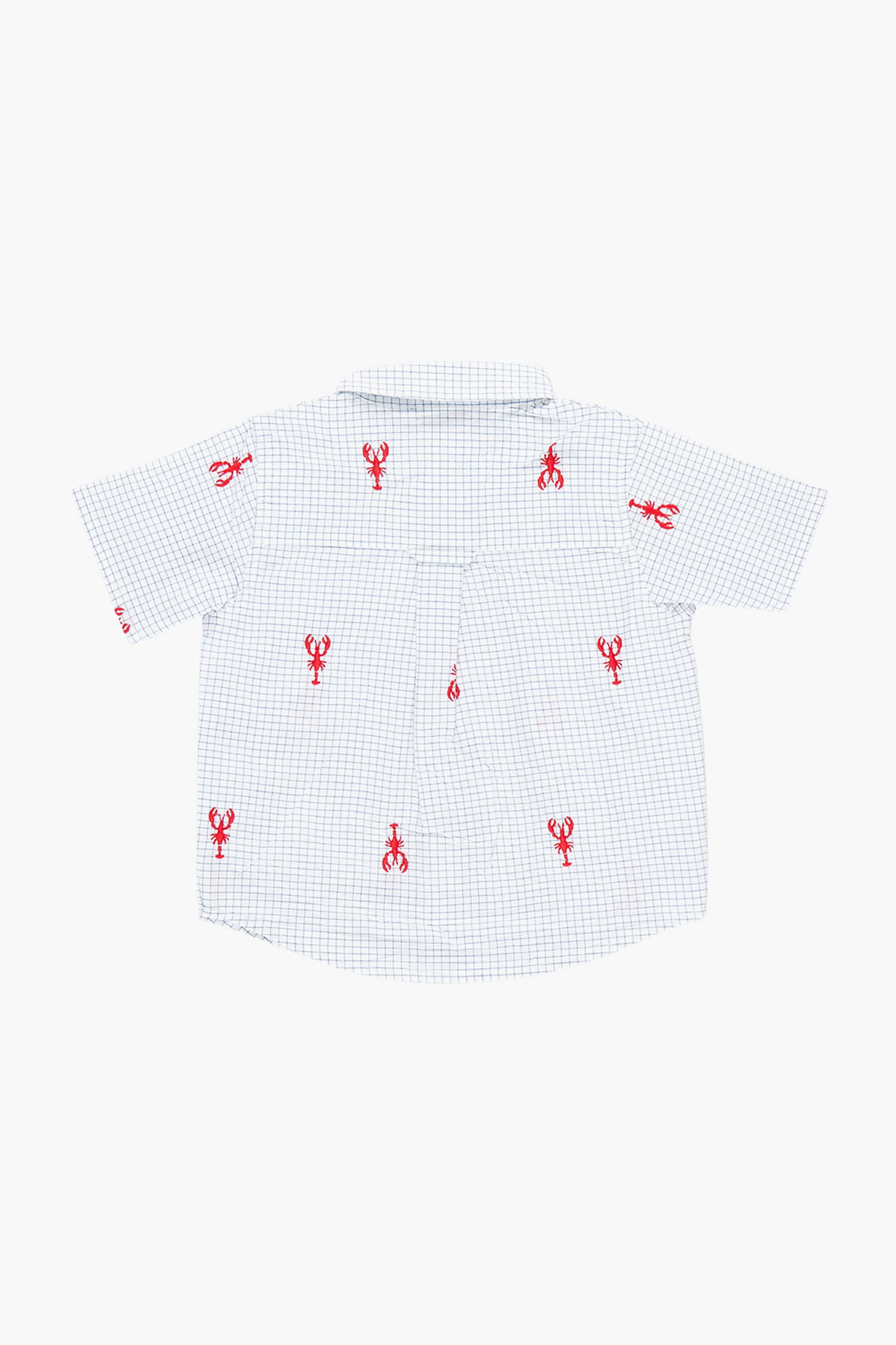 Mens Jack Shirt - Lobster Check – Pink Chicken