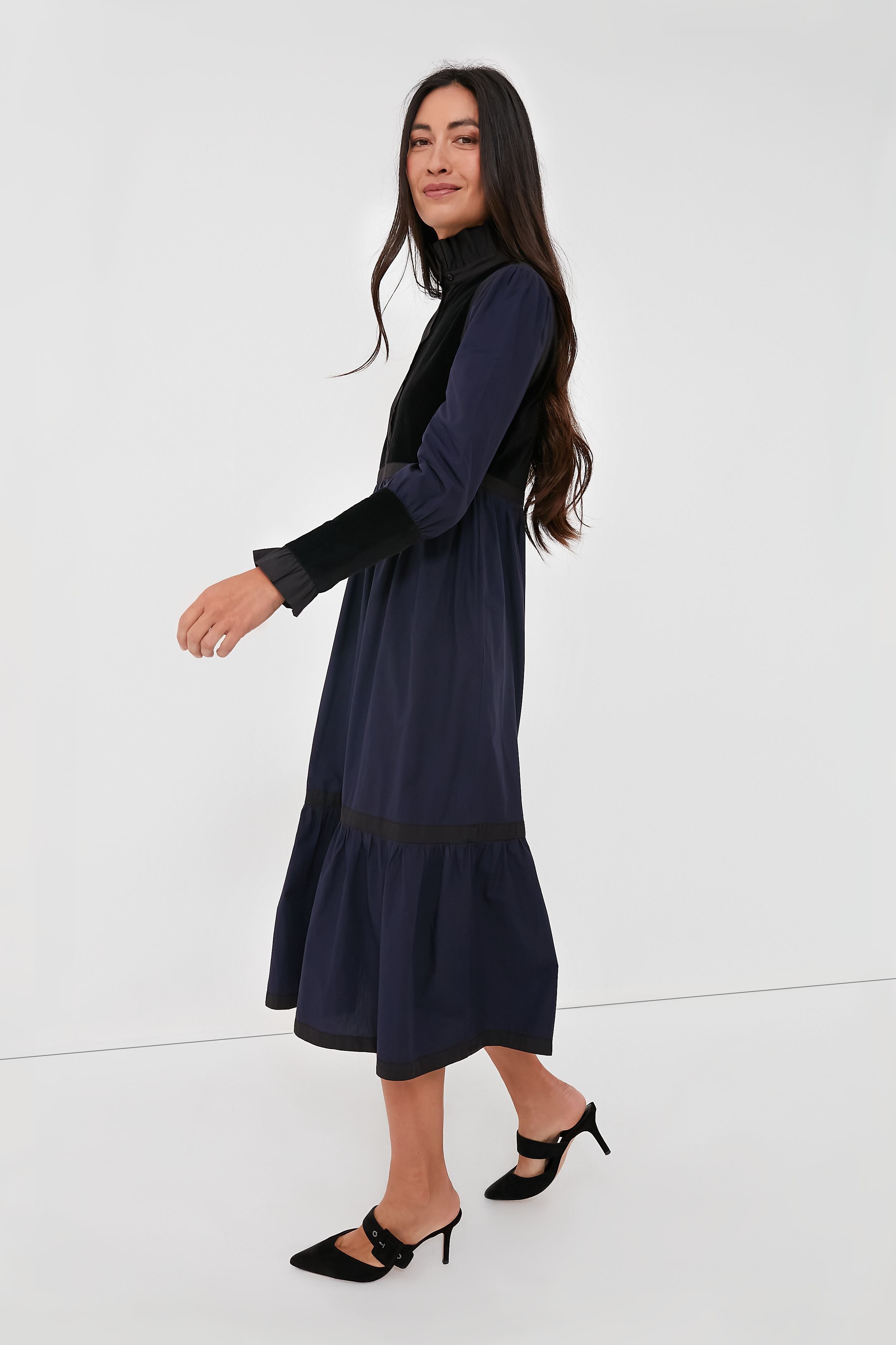 Navy Kavita Dress