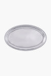 Pearled Large Oval Platter