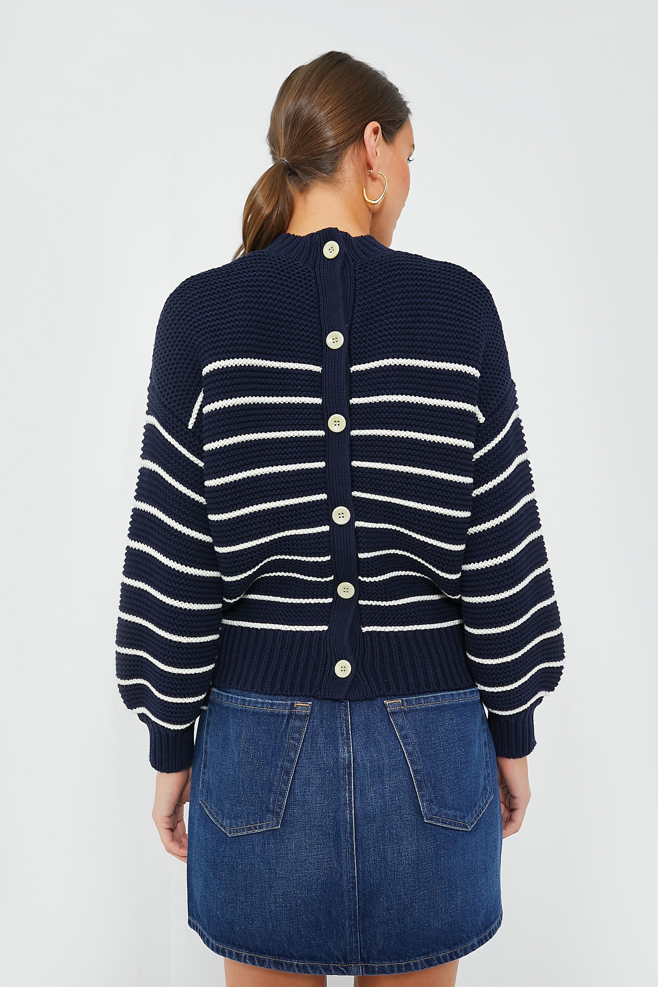 J crew reversible button back outlet sweater