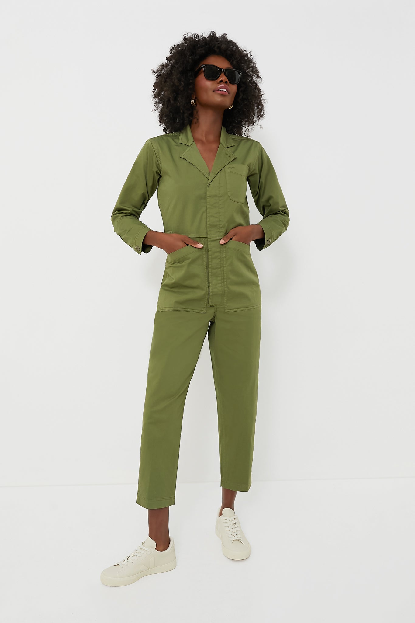 Army Green Standard Jumpsuit Alex Mill