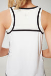 Navy Cane Racerback Ellen Tank