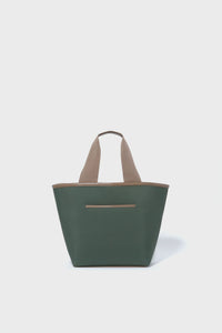 Green Nylon Tote Bag