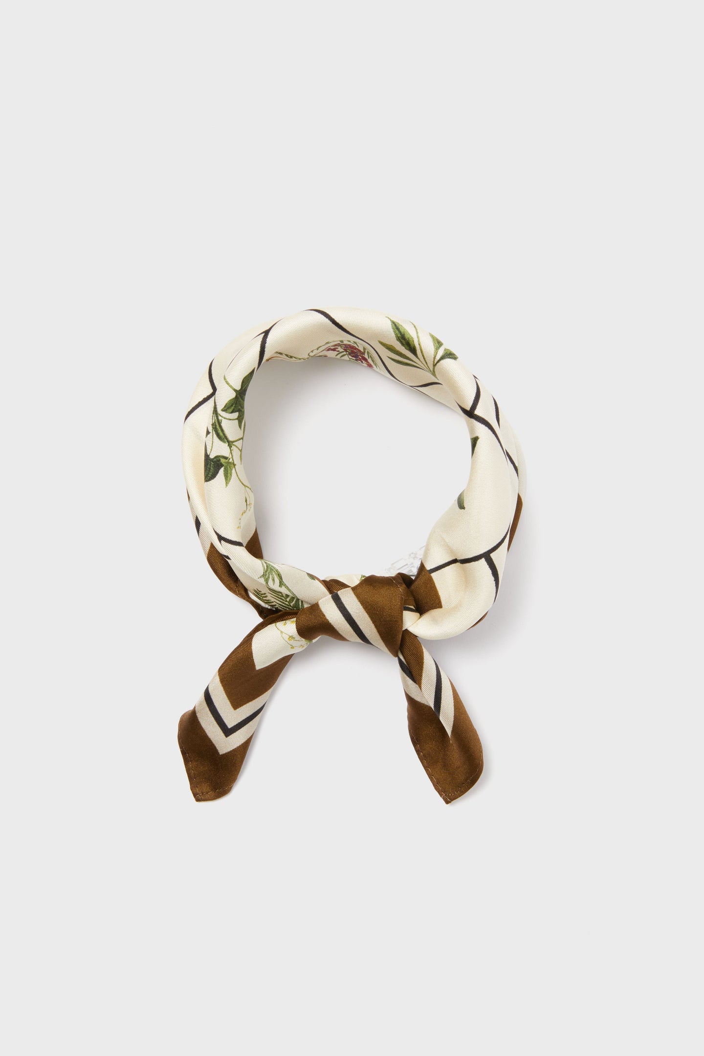 Fresher Buds Small Silk Scarf