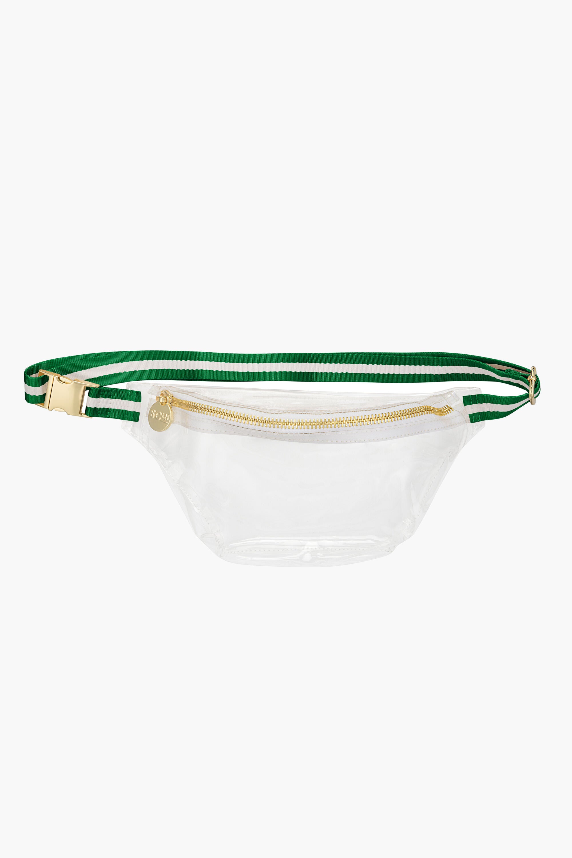 Green and White Stadium Clear Fanny Pack Stoney Clover Lane