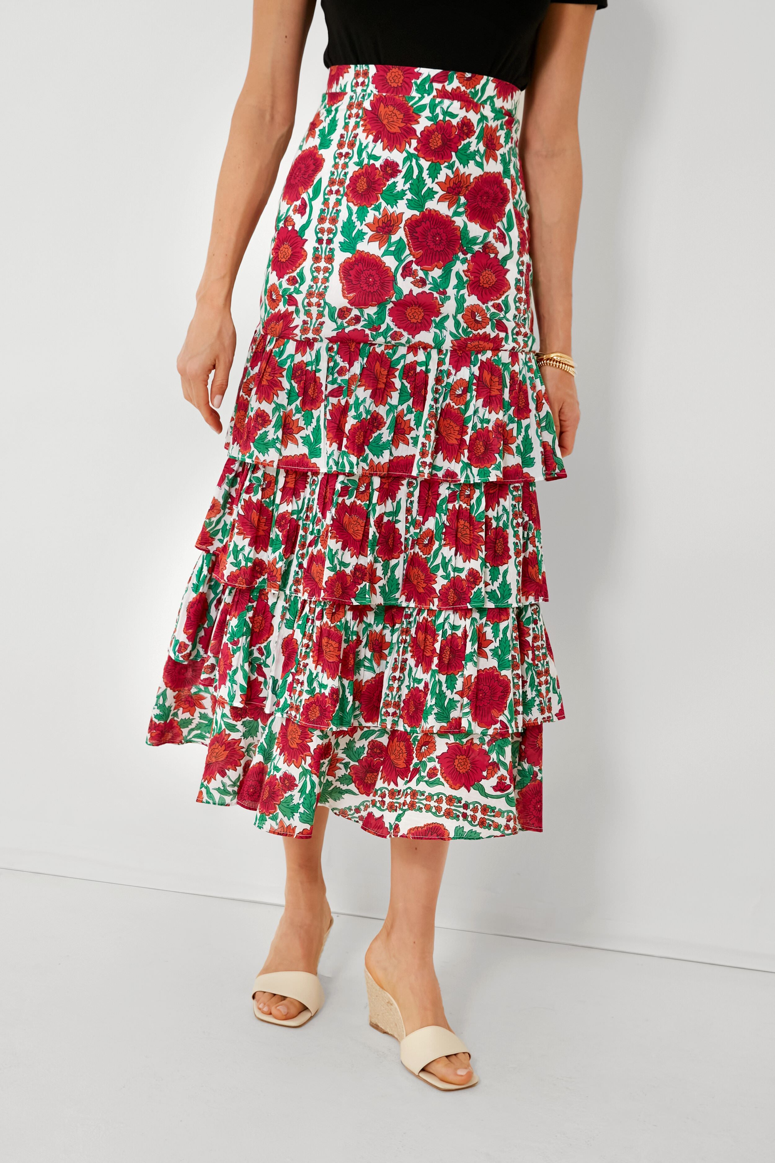 Pink Dijon Honduras Maxi Skirt | Ro's Garden