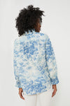 Misty Blue Toile Teagan Popover