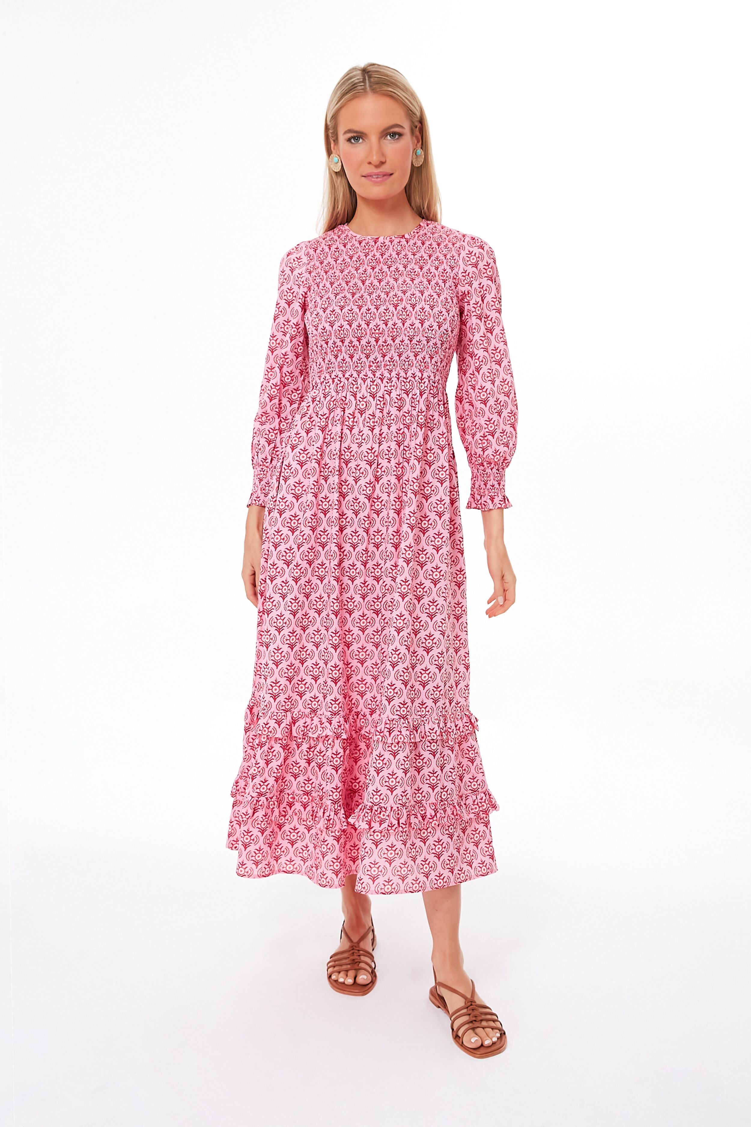 pink rose clothing dress Exclusive Mogul Rose Isabel Dress