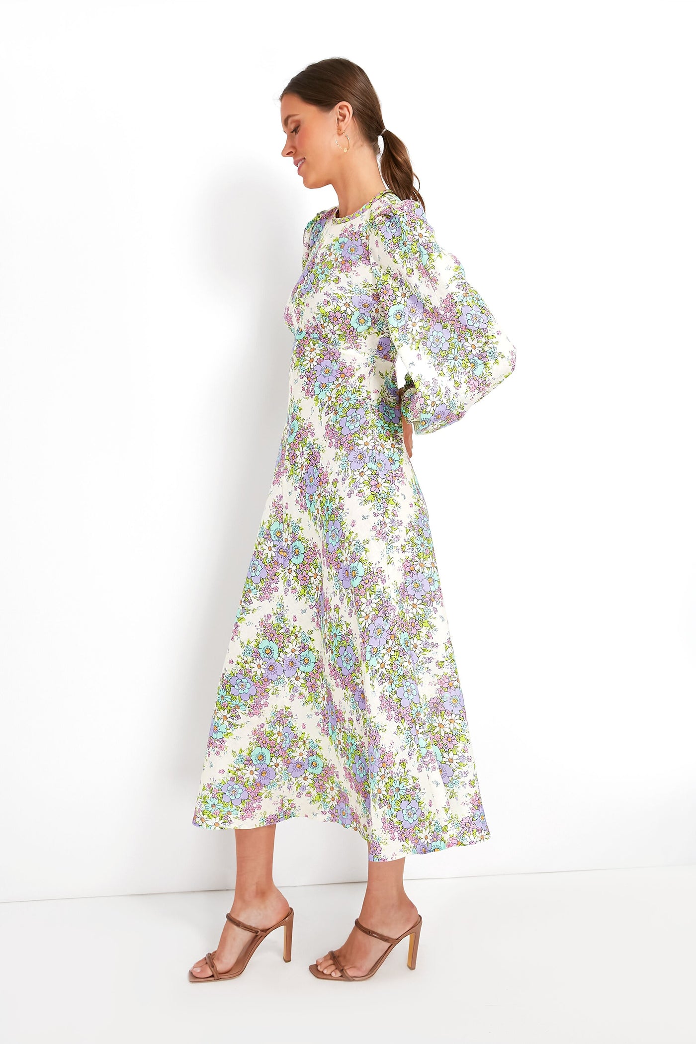Petal Agnes Midi Dress