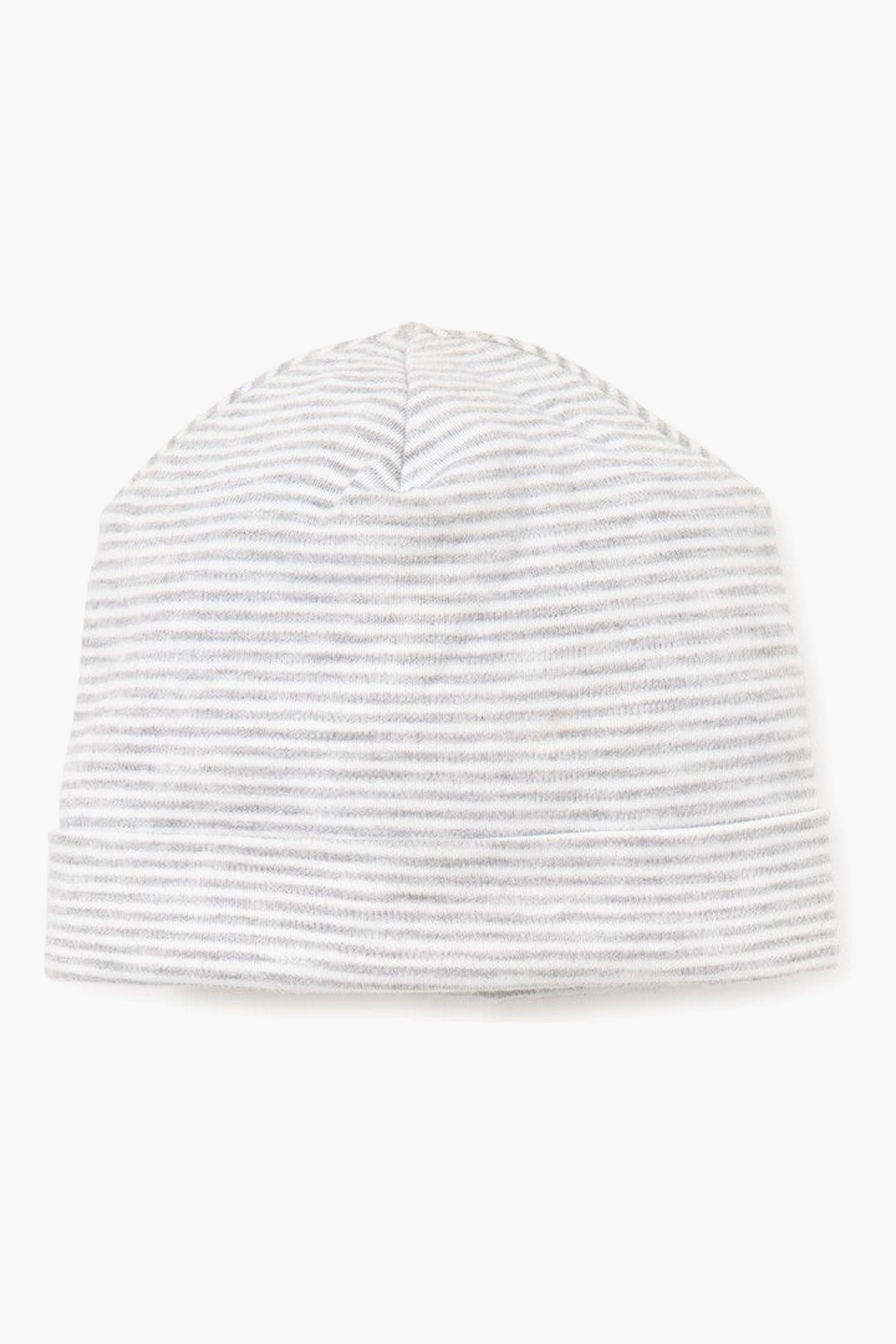 Gray Stripe Classic Rib Hat