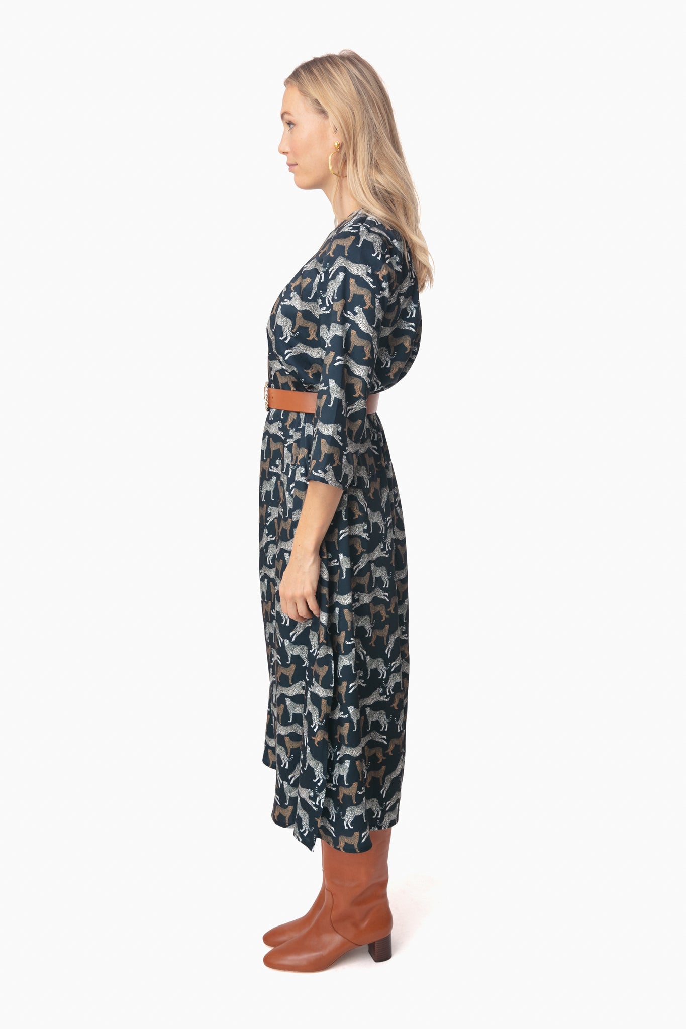 NWT Tuckernuck After Hours Garden Party Jamie Dress Size Large retailer Navy Floral Midi