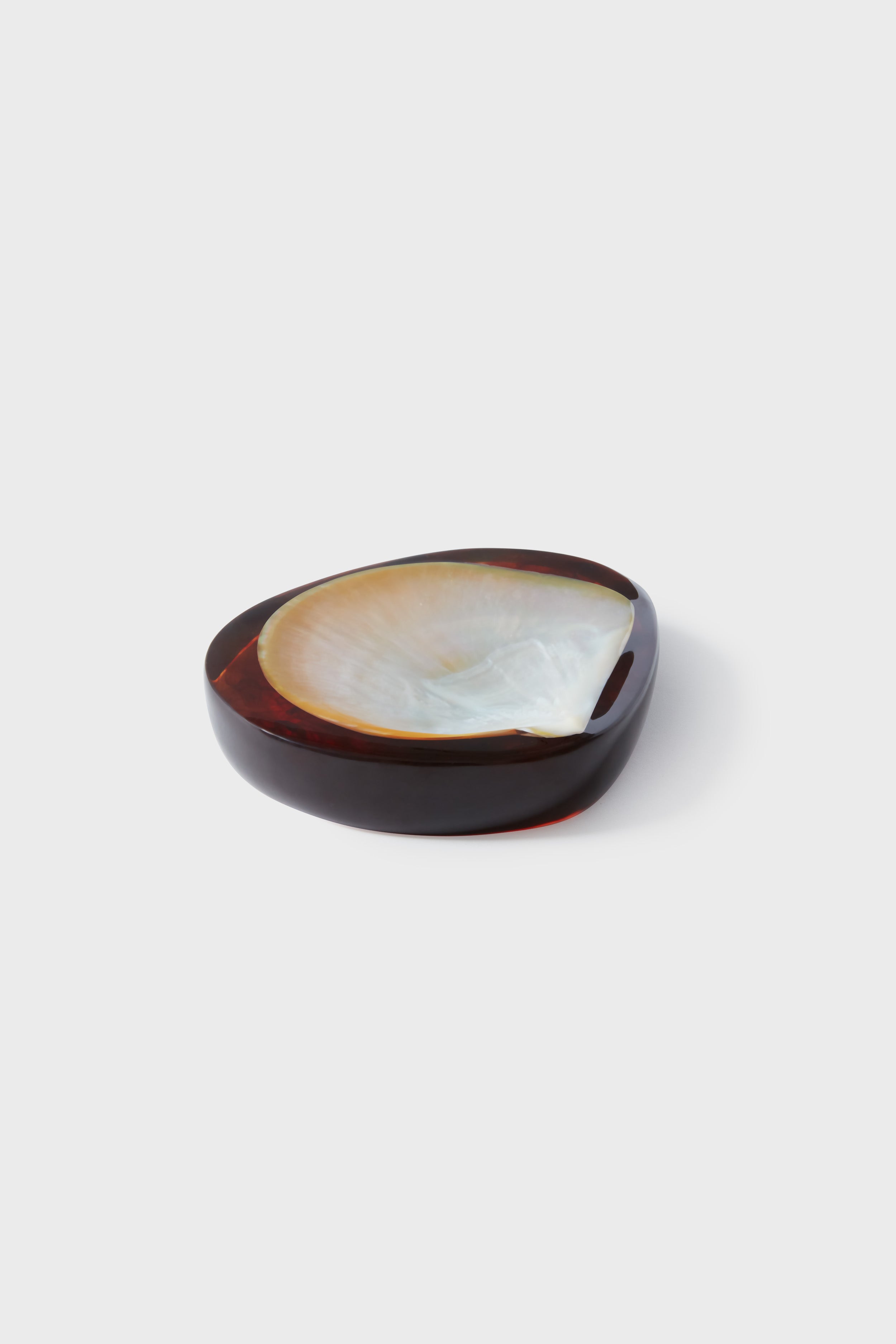 Tortoise Small Round Caviar Dish