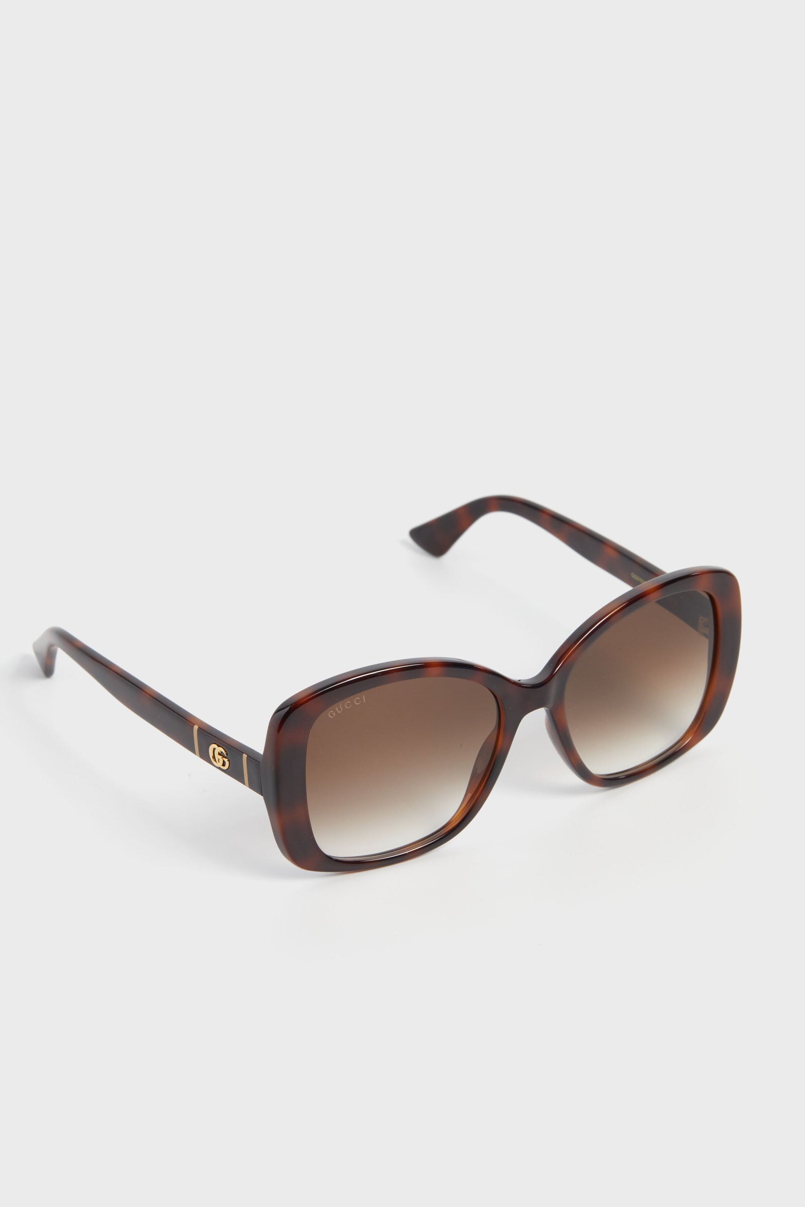 Havana Square Frame Sunglasses