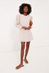 Textured Floral Puff Sleeve Clemons Mini Dress