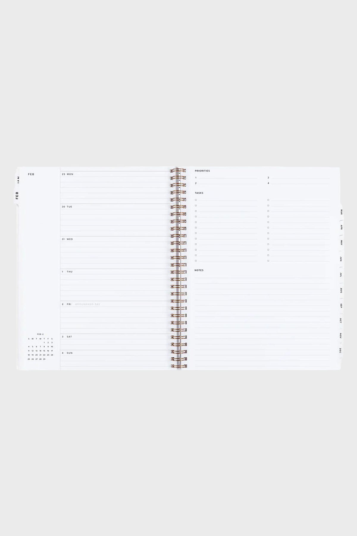 2024 Hunter Green Yearly Task Planner