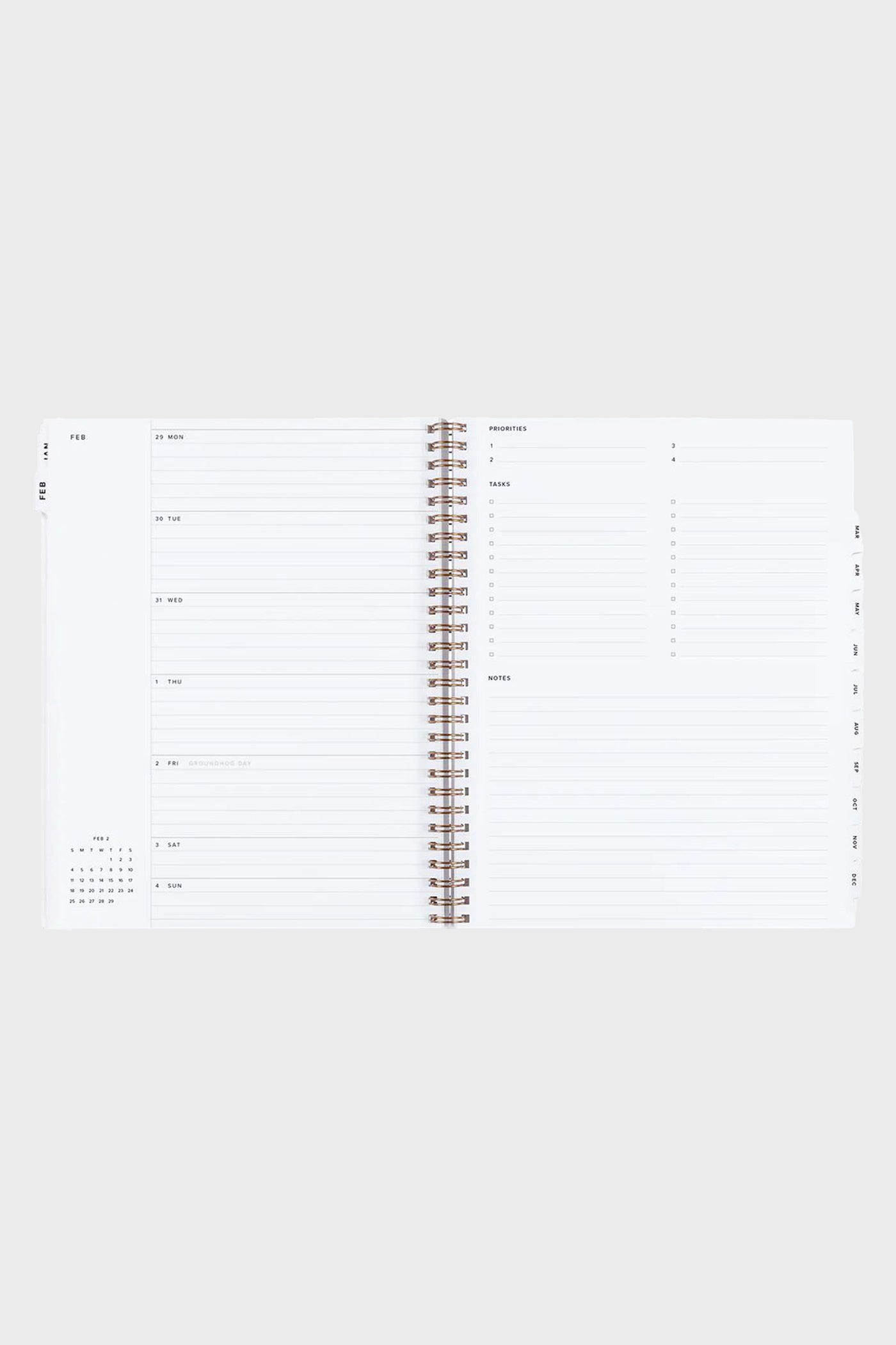 2024 Hunter Green Yearly Task Planner