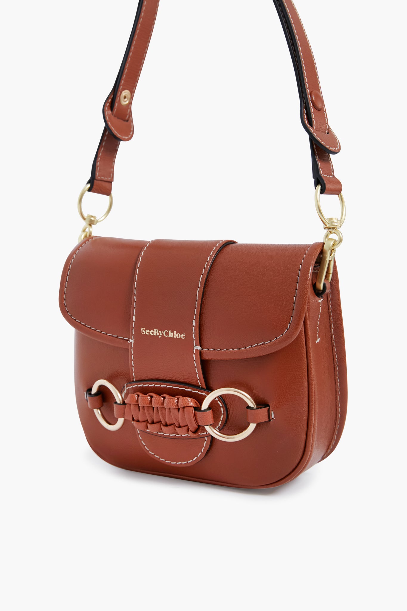 See By Chloe Saddie Satchel Smooth Goatskin Crossbody Bag ()