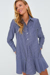 Indigo Stripe Callahan Shirt Dress
