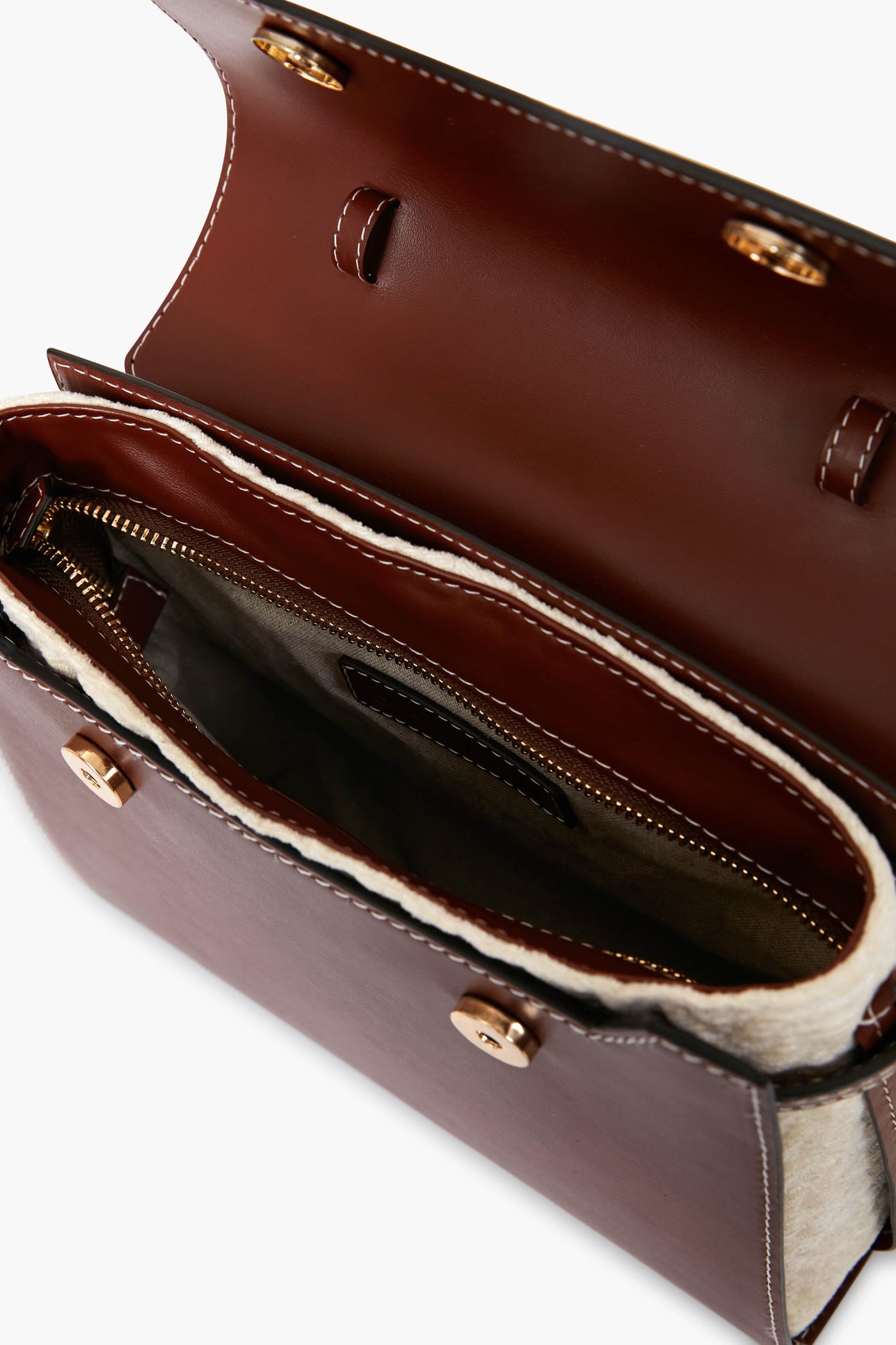 Cuoio Cari Napa Quilted Satchel