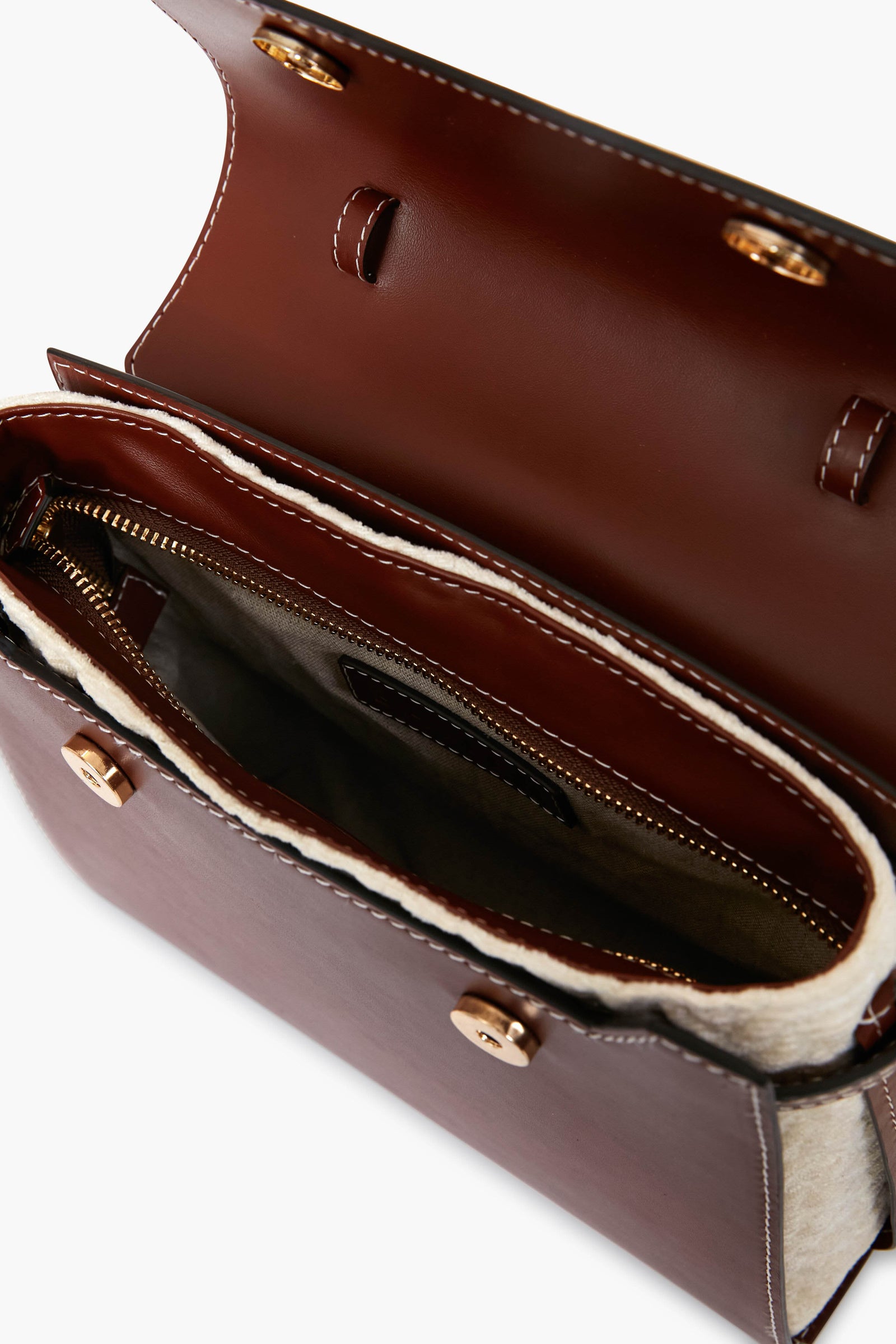 Cuoio Cari Napa Quilted Satchel